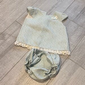 Charming Blue and White Kids Outfit